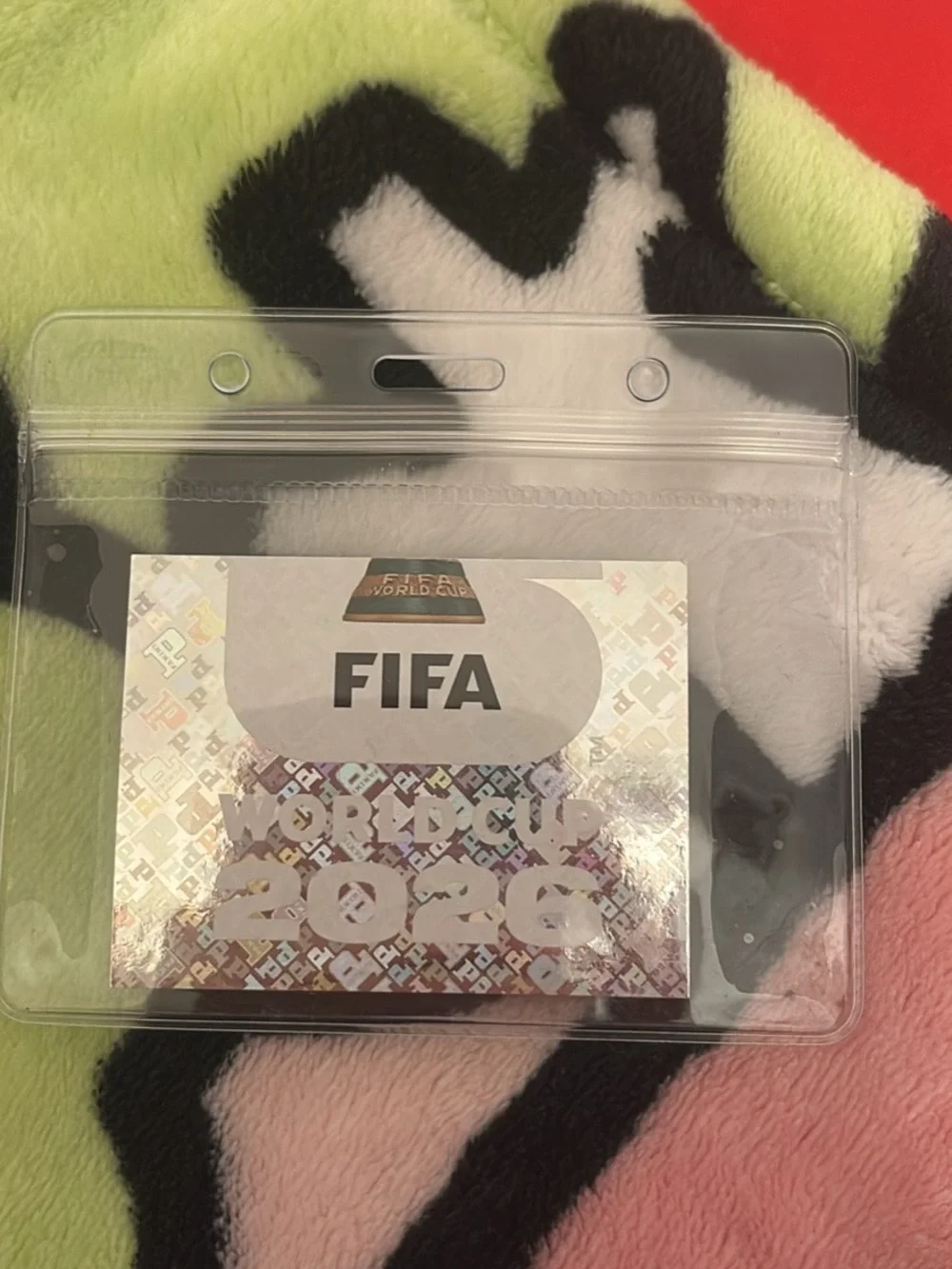Panini Clear Transparent Badge/Card Holder